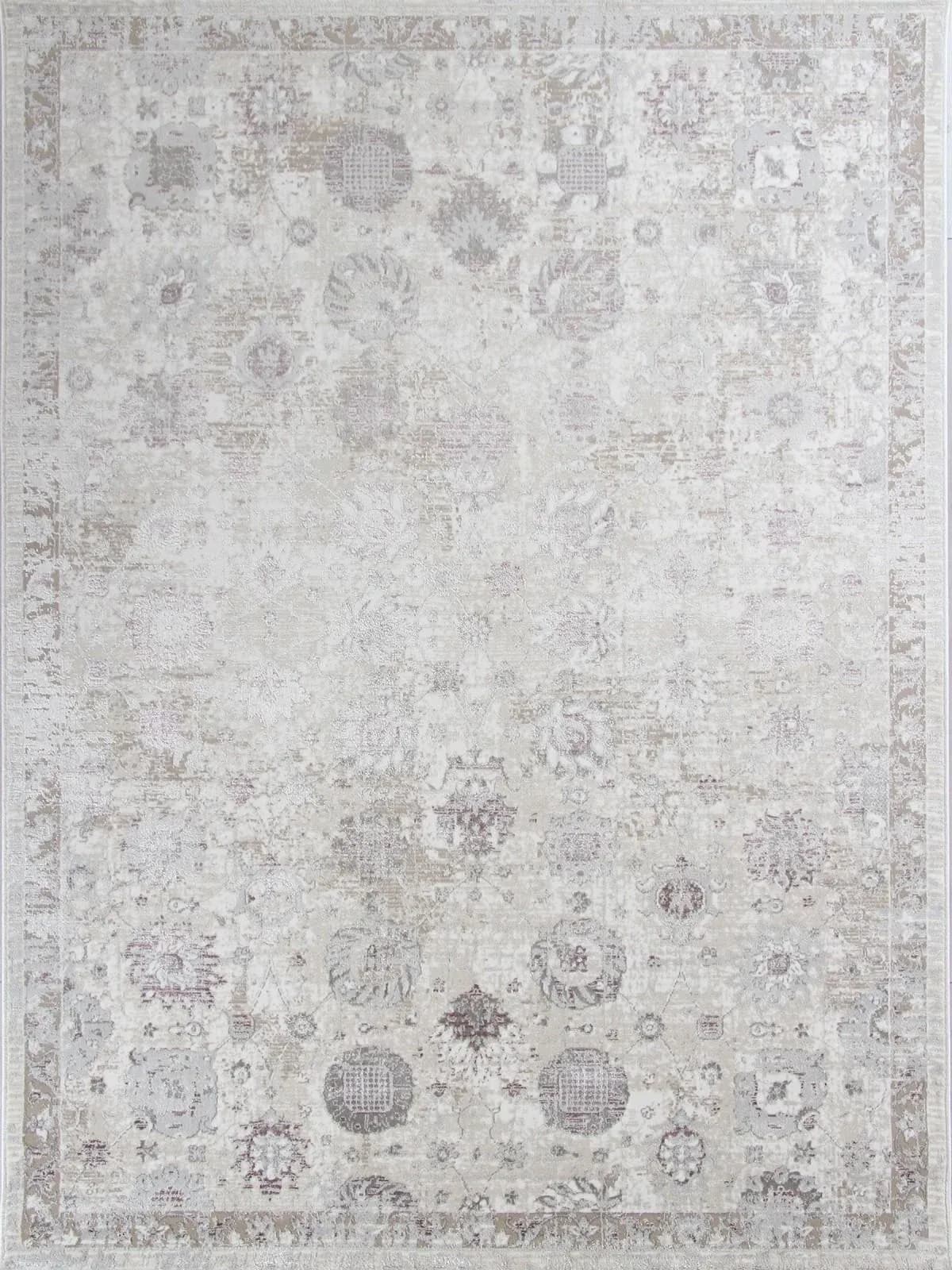 Ковер Ковер Классический SAHAN LILY 9312A S.WHITE / P.LILAC 0.78x1.5м