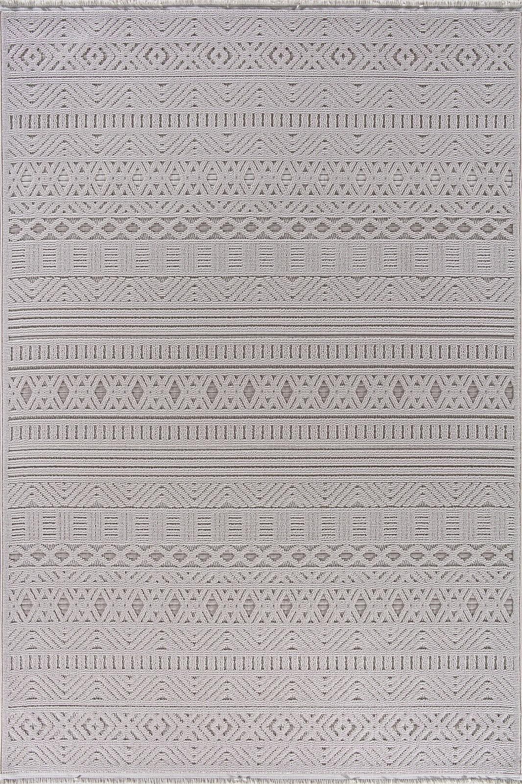 Ковер Ковер Современный ALPIN LOOPY L0014B BEIGE / D.BEIGE 1.2x1.8м