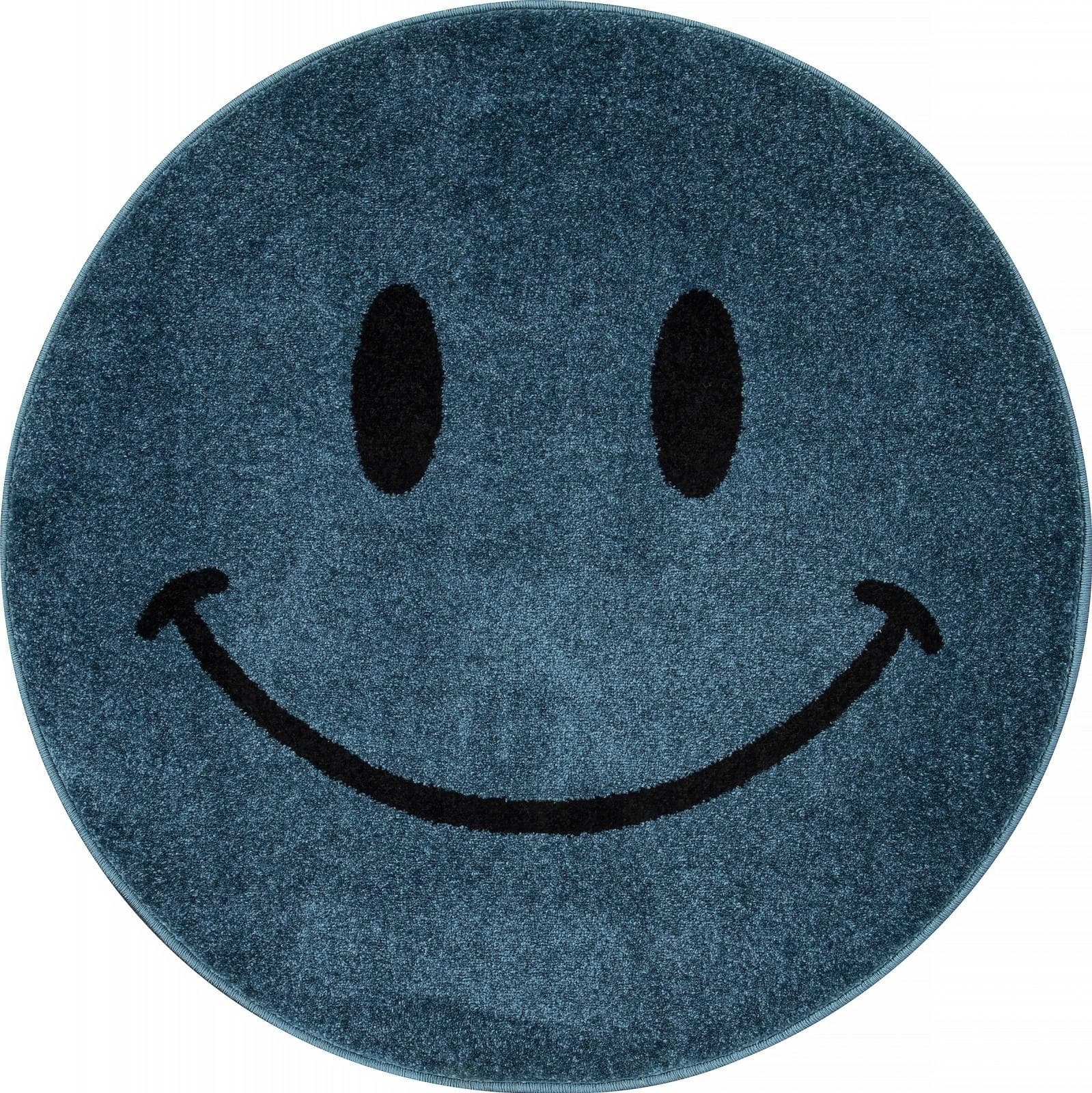 Ковер Ковер MERINOS SMILE 2 NC19 BLUE Круг 1x1м