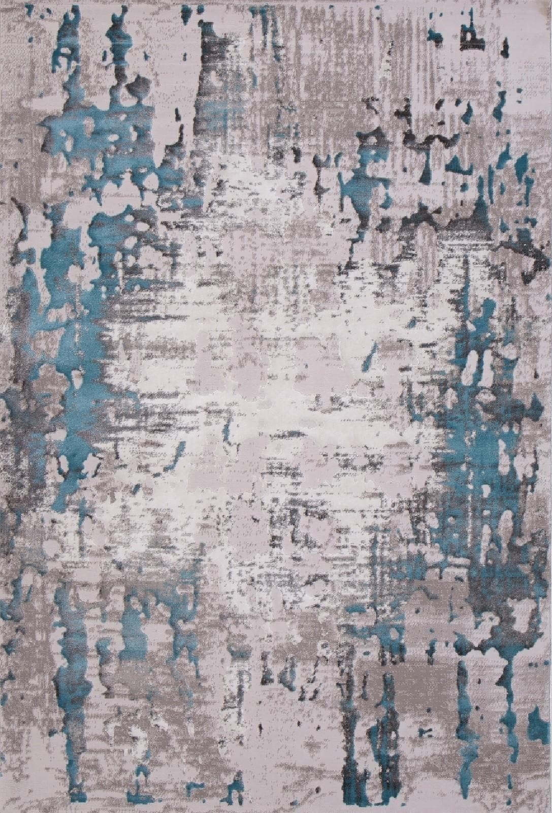 Ковер ARDA TEMPO 0101TA GREY / L.BLUE 0.8x1.5м