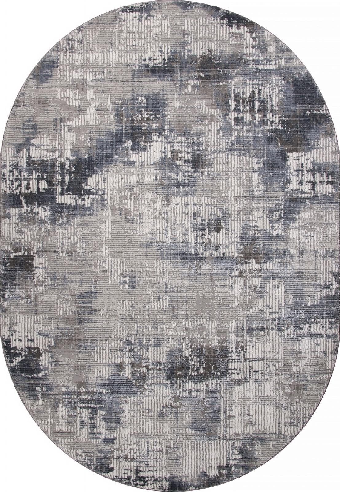 Ковер KARMEN HALI ARMINA 04082T BLUE / BLUE Овал Овал 0.8x1.5м