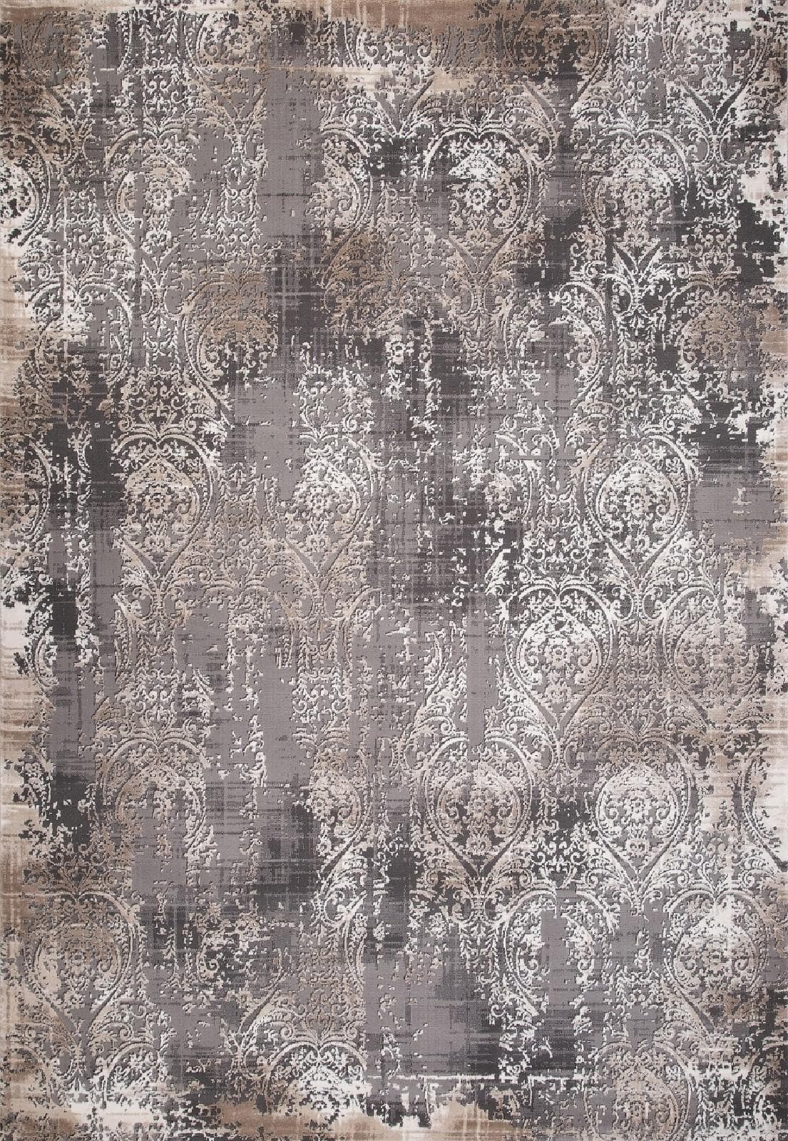 Ковер KARMEN HALI ARMINA 04078C GREY / BROWN 0.8x1.5м