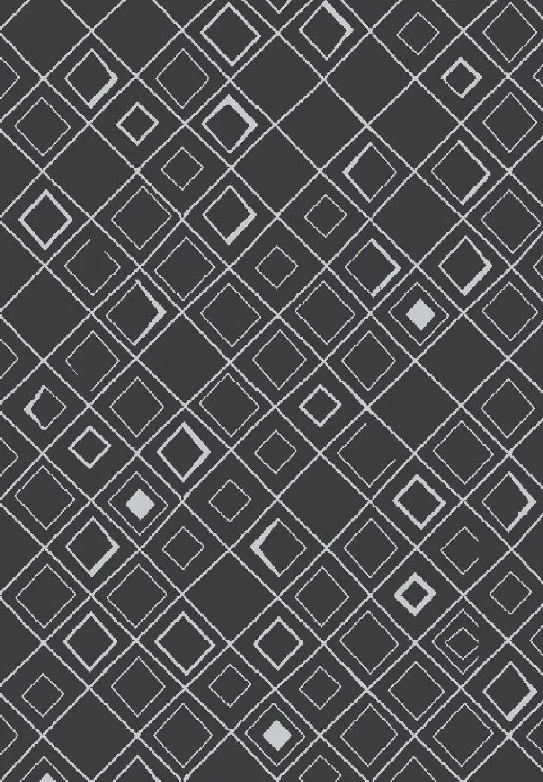 Ковер Devos Caby Ambiance 81223 anthracite-silver 1.2x1.7м