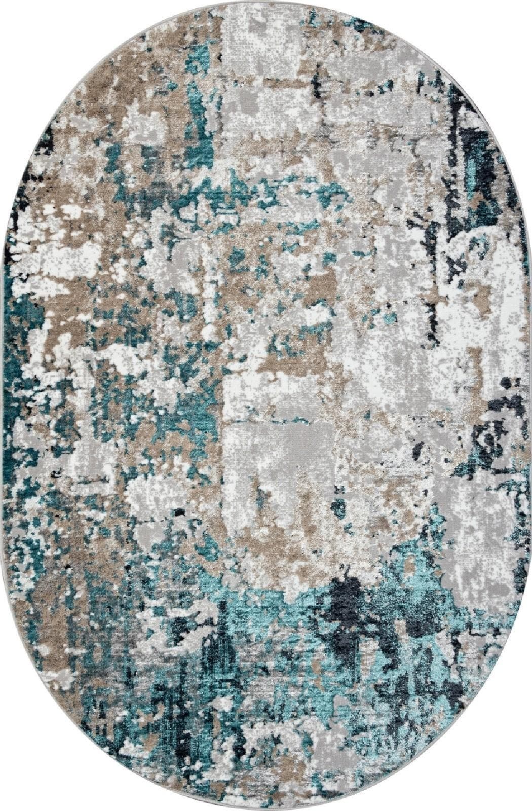 GREY / TURQUOISE · Овал