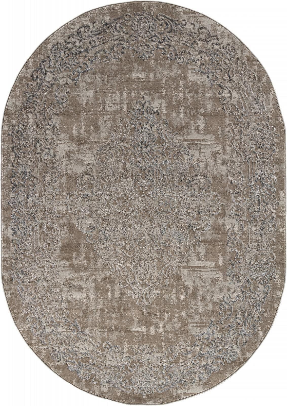 Ковер Ковер Классический MERINOS LIMAN F481 BEIGE Овал 1.6x3м