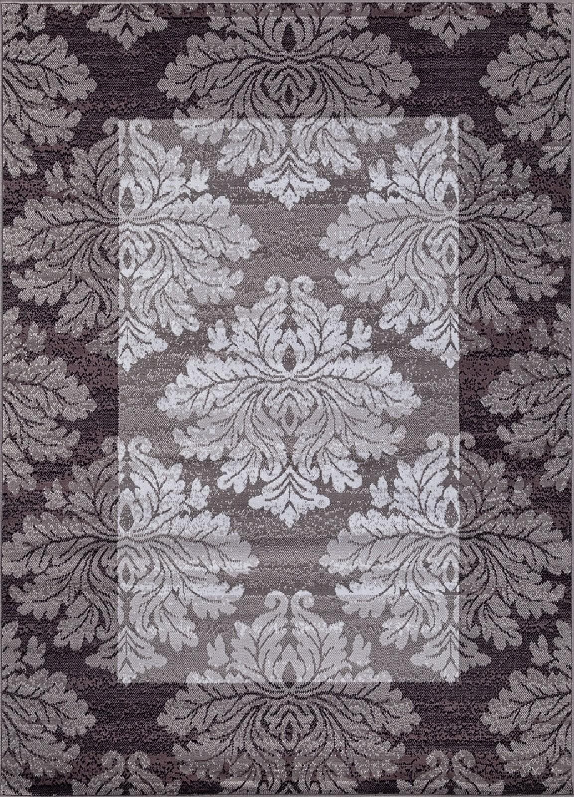 Ковер MERINOS SILVER d213 GRAY-PURPLE 1.5x3м