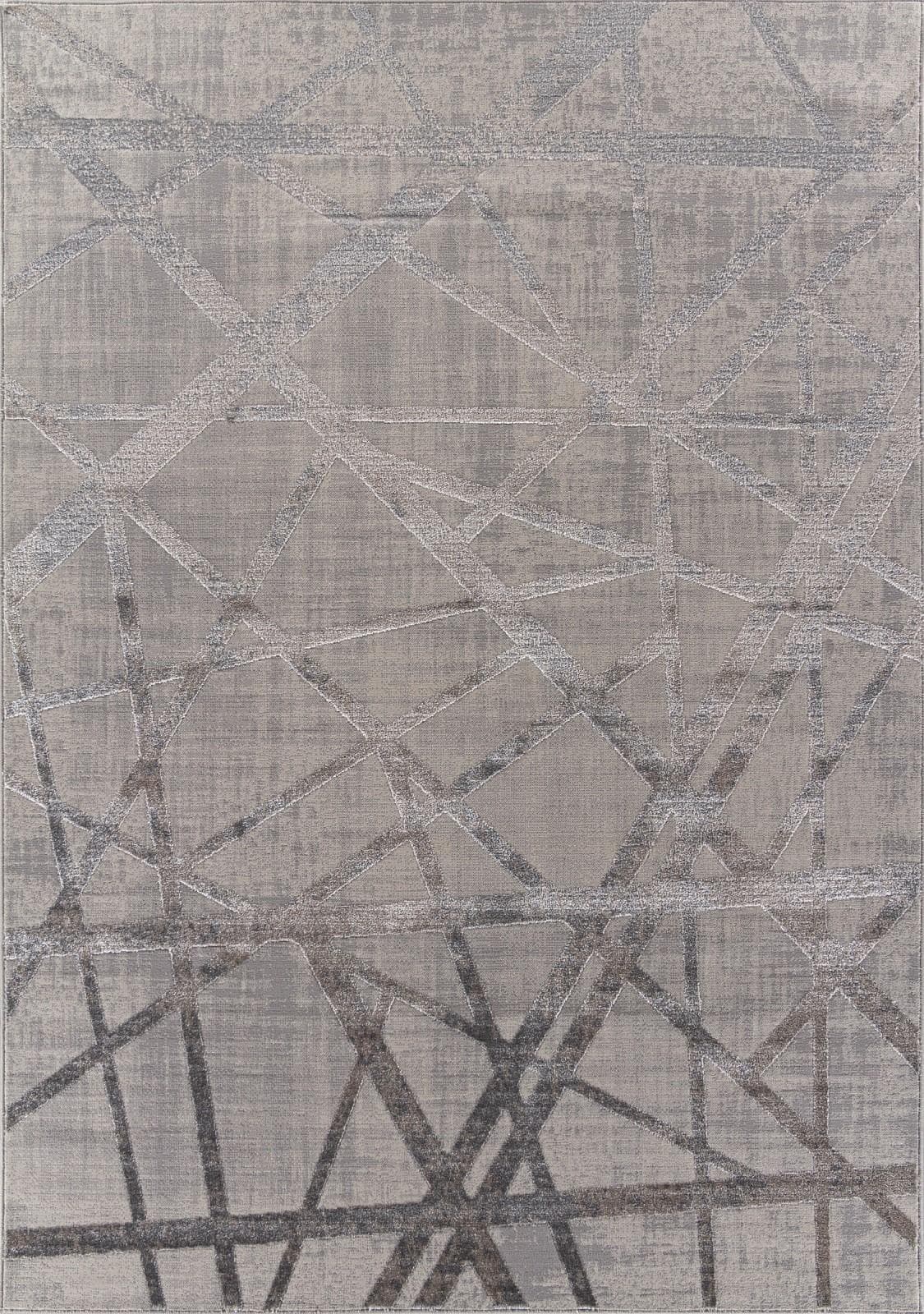 Ковер Ковер Современный MERINOS LIMAN F478 GRAY-BEIGE 0.8x1.5м